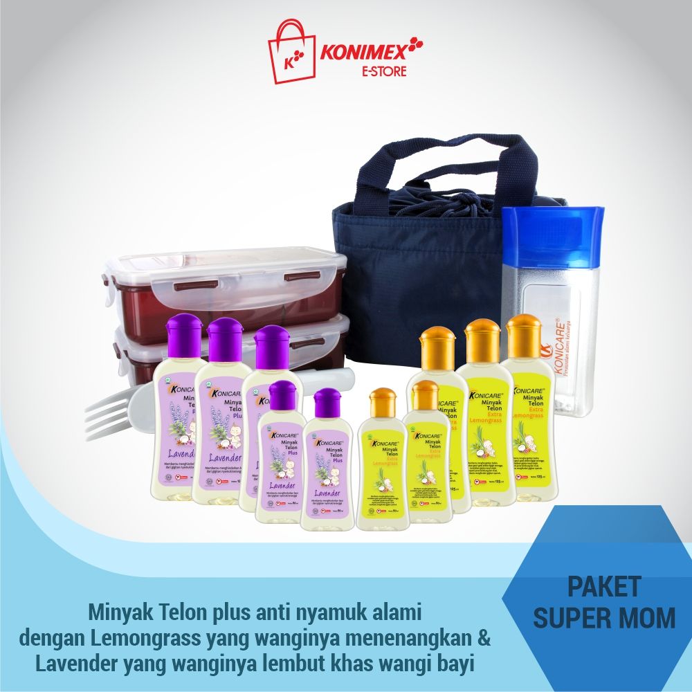 Konicare Minyak Telon Plus & Extra Lemongrass Paket Super Mom - 1