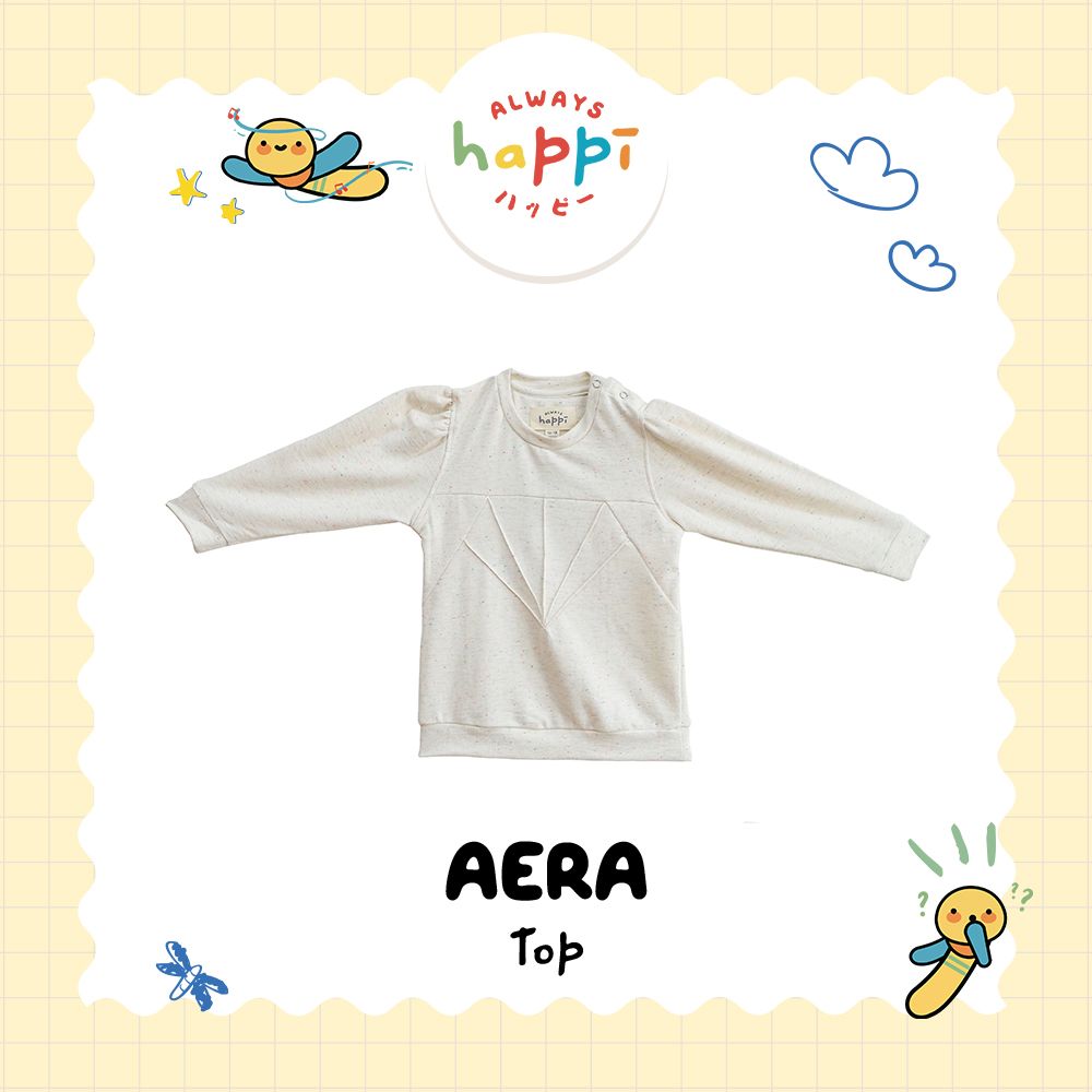 Always Happi Aera Jaket Girl Cream - AH35 5 tahun - 1