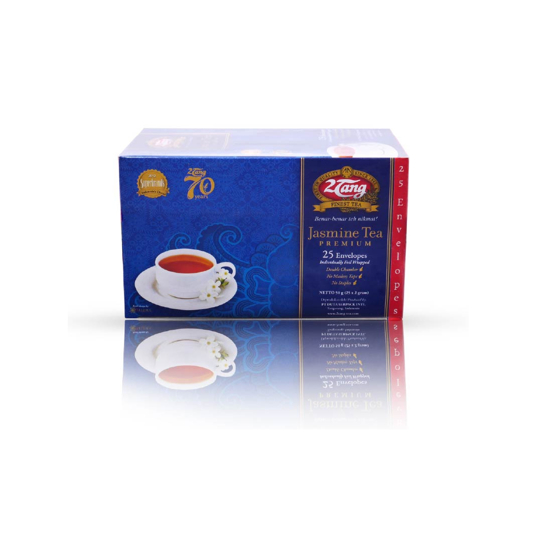 2Tang Jasmine Tea Premium Amplop 50gr [1 box @25 Amplop/2 gr] - 1