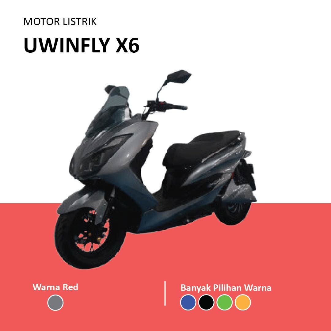 Sepeda Motor Listrik Uwinfly X6 By UWINFLY X 6 Electric nmax pcx Battery - 1