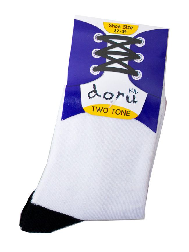 Doru School Socks Size 34-36 Two Tone - 3