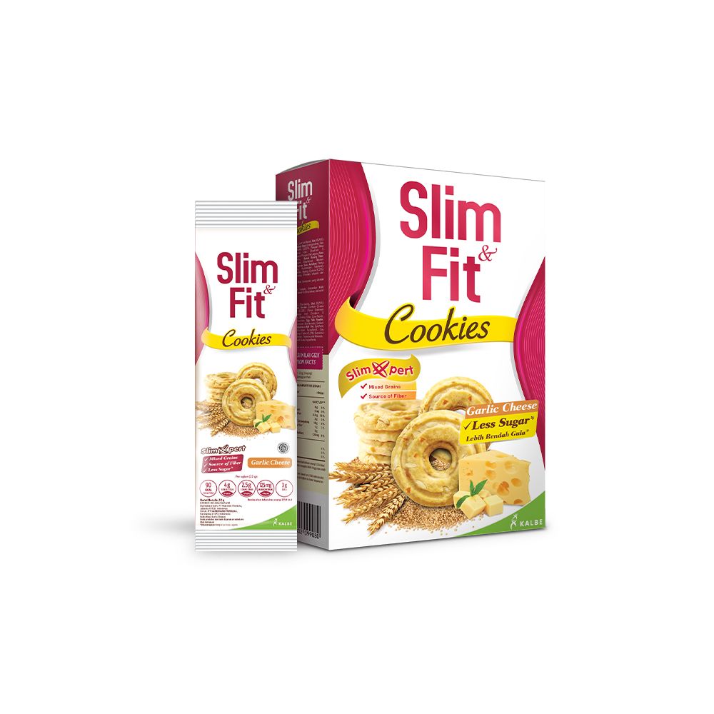Slim&Fit Cookies Garlic Cheese 10x22g - 2