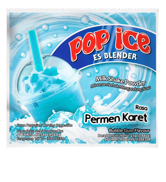 Paket Segar Pop Ice Permen Karet x Vanilla Blue - 20x23 gr - 2