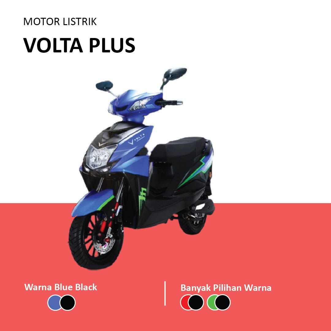 Sepeda Motor Listrik Volta Plus Ban Tubeless Electric Bike E-Bike - 1