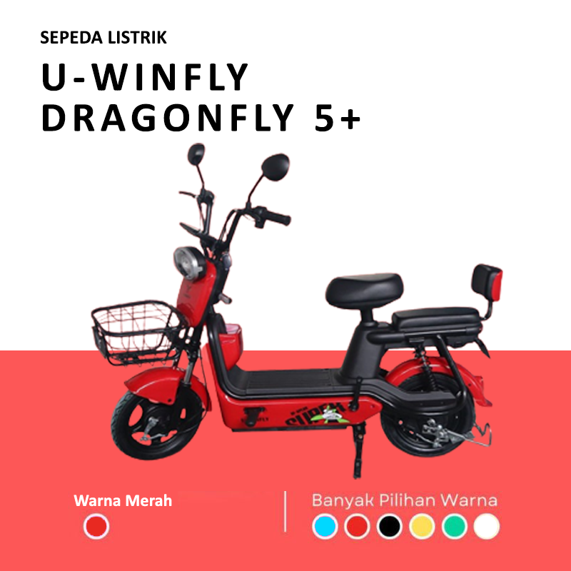 Sepeda Listrik UWINFLY DF5+ DragonFly 5+ Moped - 1