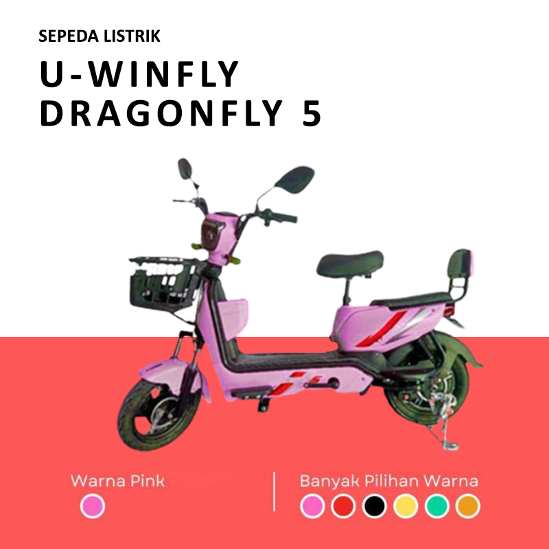 Sepeda Listrik UWINFLY DF5 DragonFly 5 Moped - 1