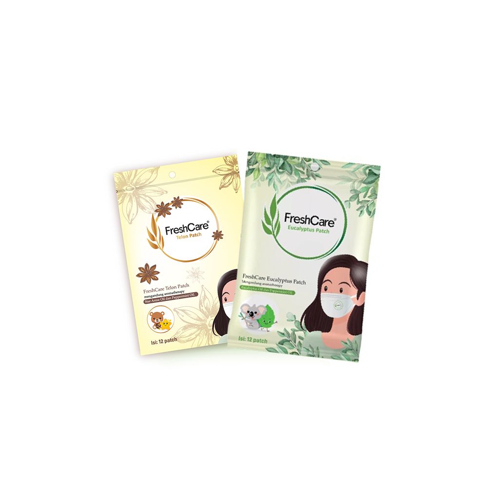 Paket FreshCare Patch 2 Sachet @12pcs Sticker (Telon + Eucalyptus) - 2