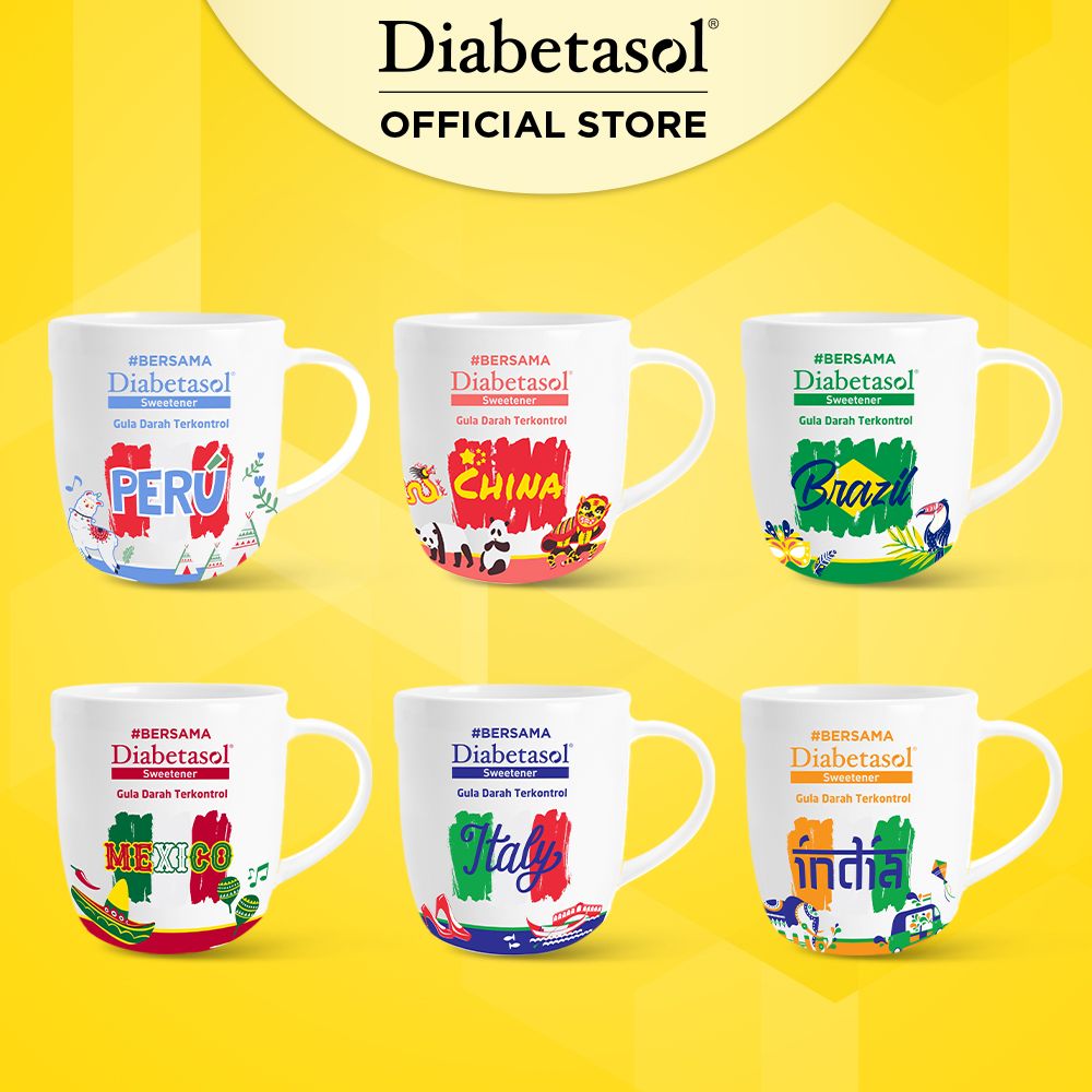 Buy 2 Diabetasol Sweetener No Calories 50x1.5g Free Mug Negara - 2