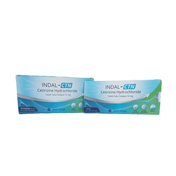 Paket INDAL-CTN 2 Strip @10 Tablet - Obat Anti Alergi - 2