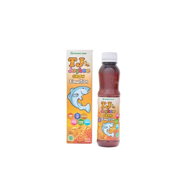 Paket TJ Joybee (Joybee Madu Rasa Jeruk & Grow Emulsion) + Botol Minum - 2