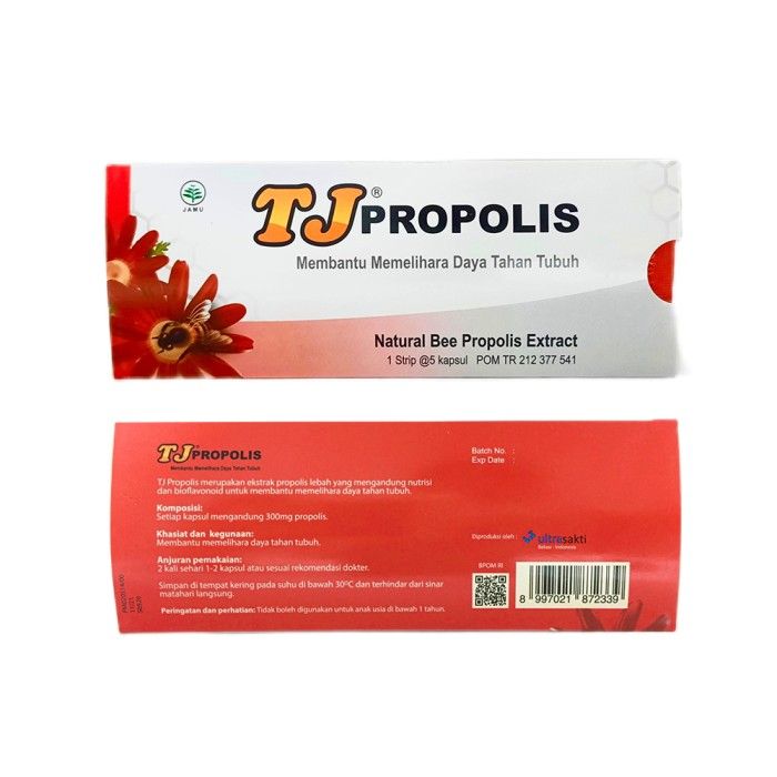 Paket TJ Propolis 3 Amplop @5 Kapsul - Pemeliharaan Daya Tahan Tubuh - 2