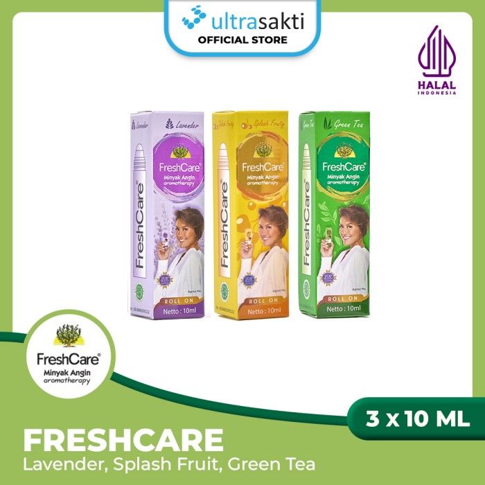 Paket Triple FreshCare @10ml (Lavender, Splash Fruit, Green Tea) - 1