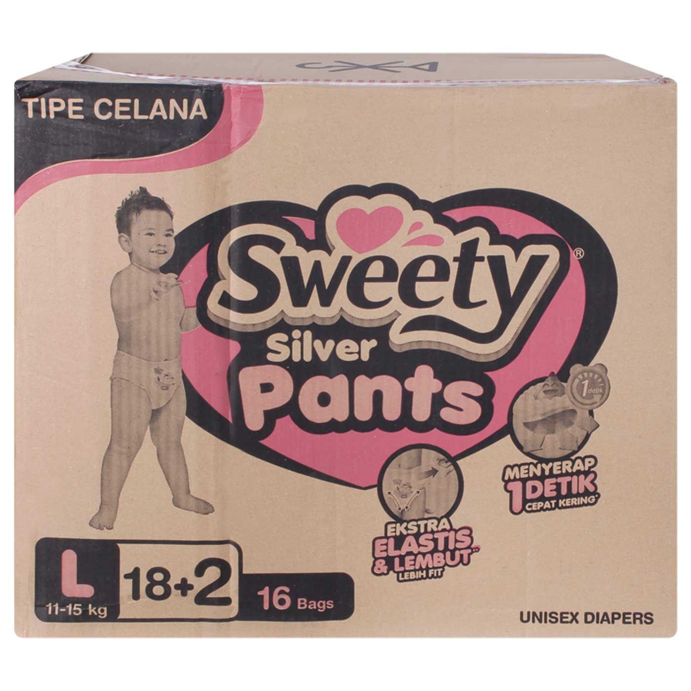 Sweety Silver Pants L 18+2's - 4