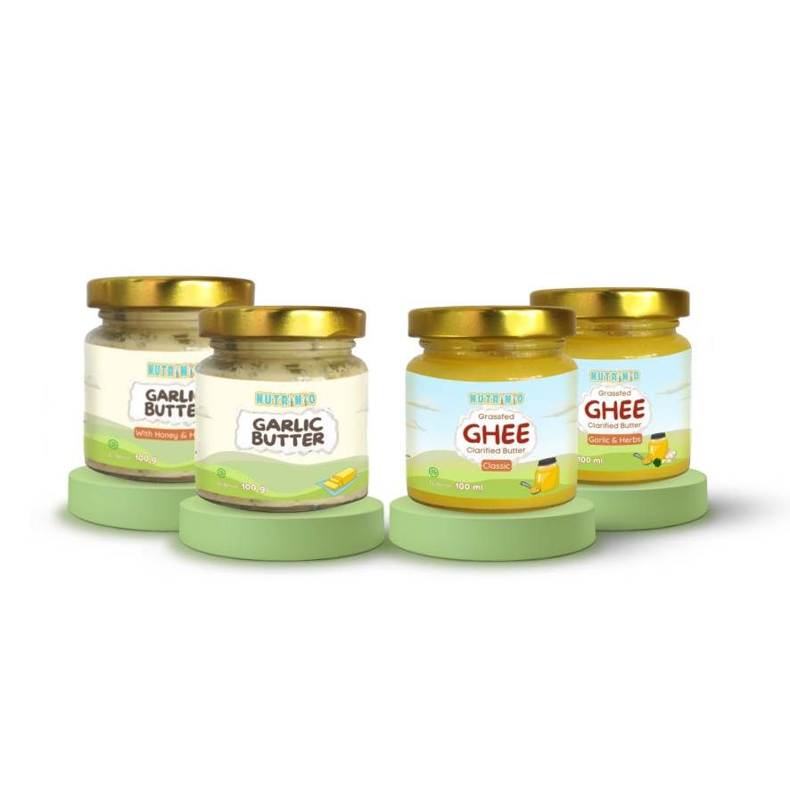 Nutrinio Garlic Butter & GHEE MPASI (LEMAK TAMBAHAN MPASI) | Garlic & Herbs - 1