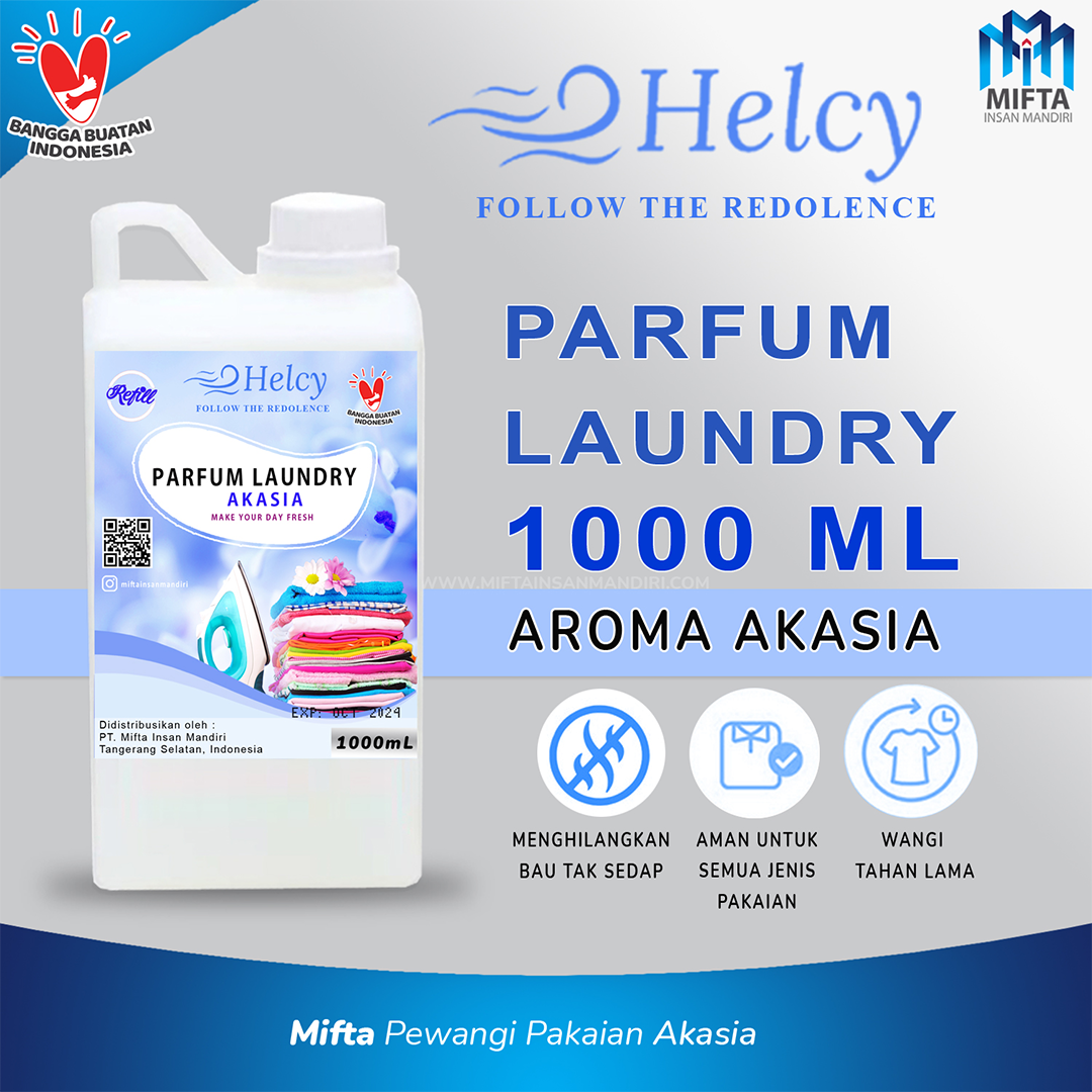 Helcy Parfum Laundry Pewangi Pakaian 1 Liter - 4