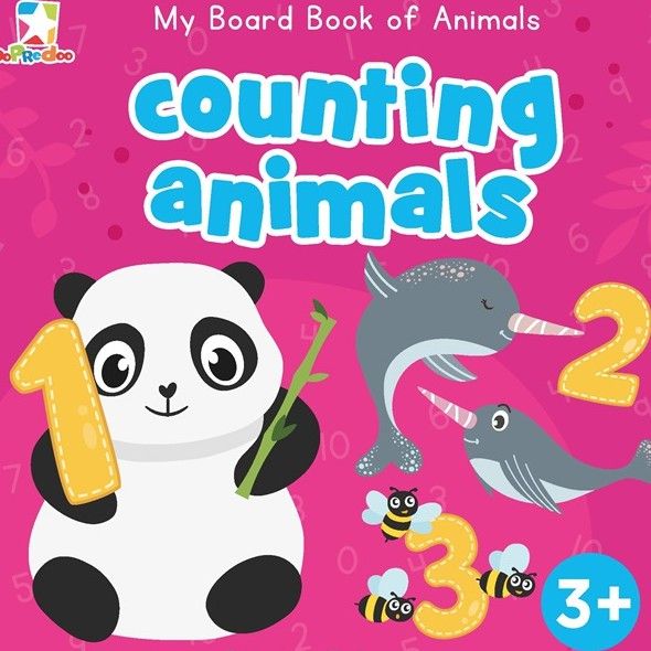 Opredo My Board Book Of Animals: Counting Animals - 2