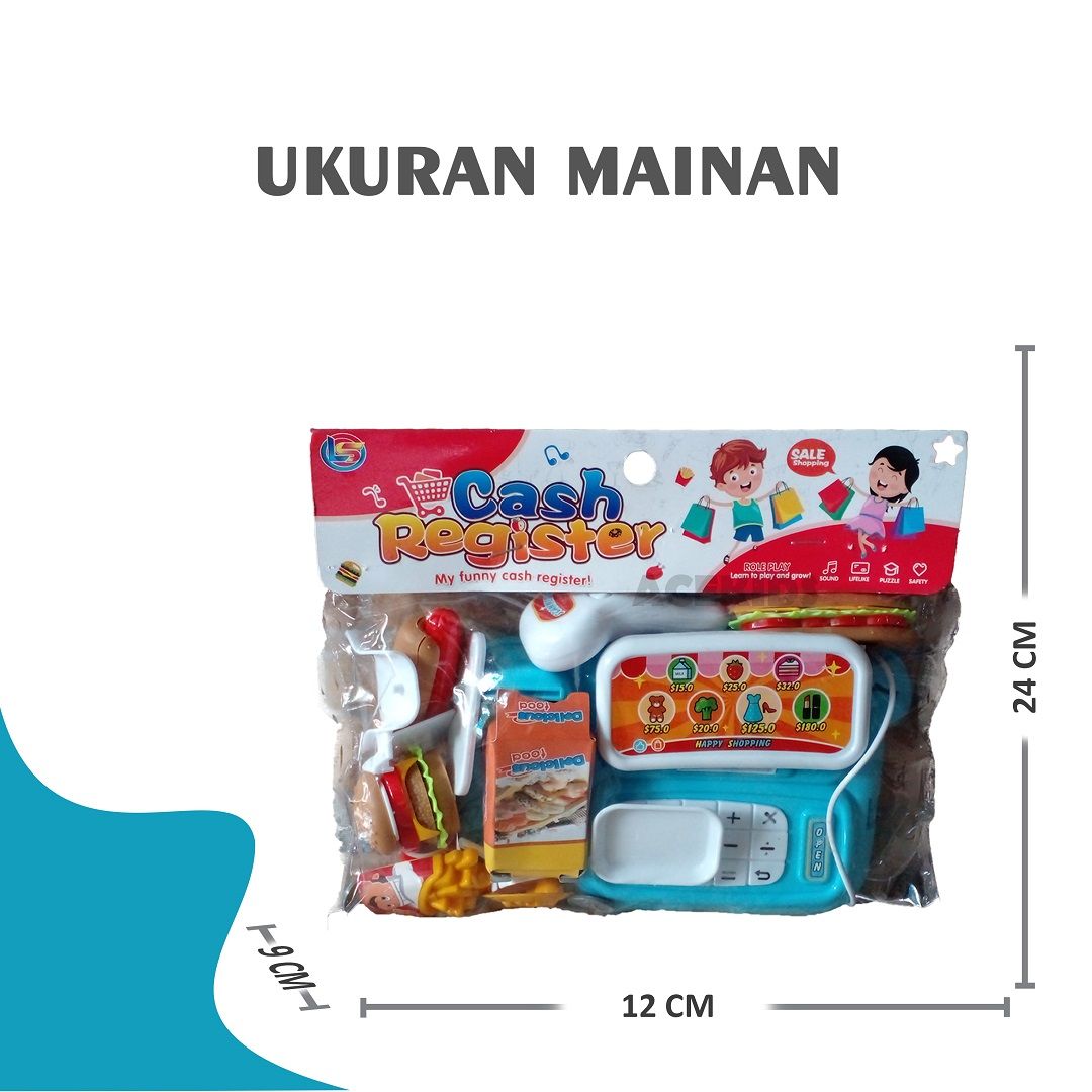 Acekids Mainan Mesin Kasir Anak Cash Register Ice Cream Murah Original - LK21 - 4