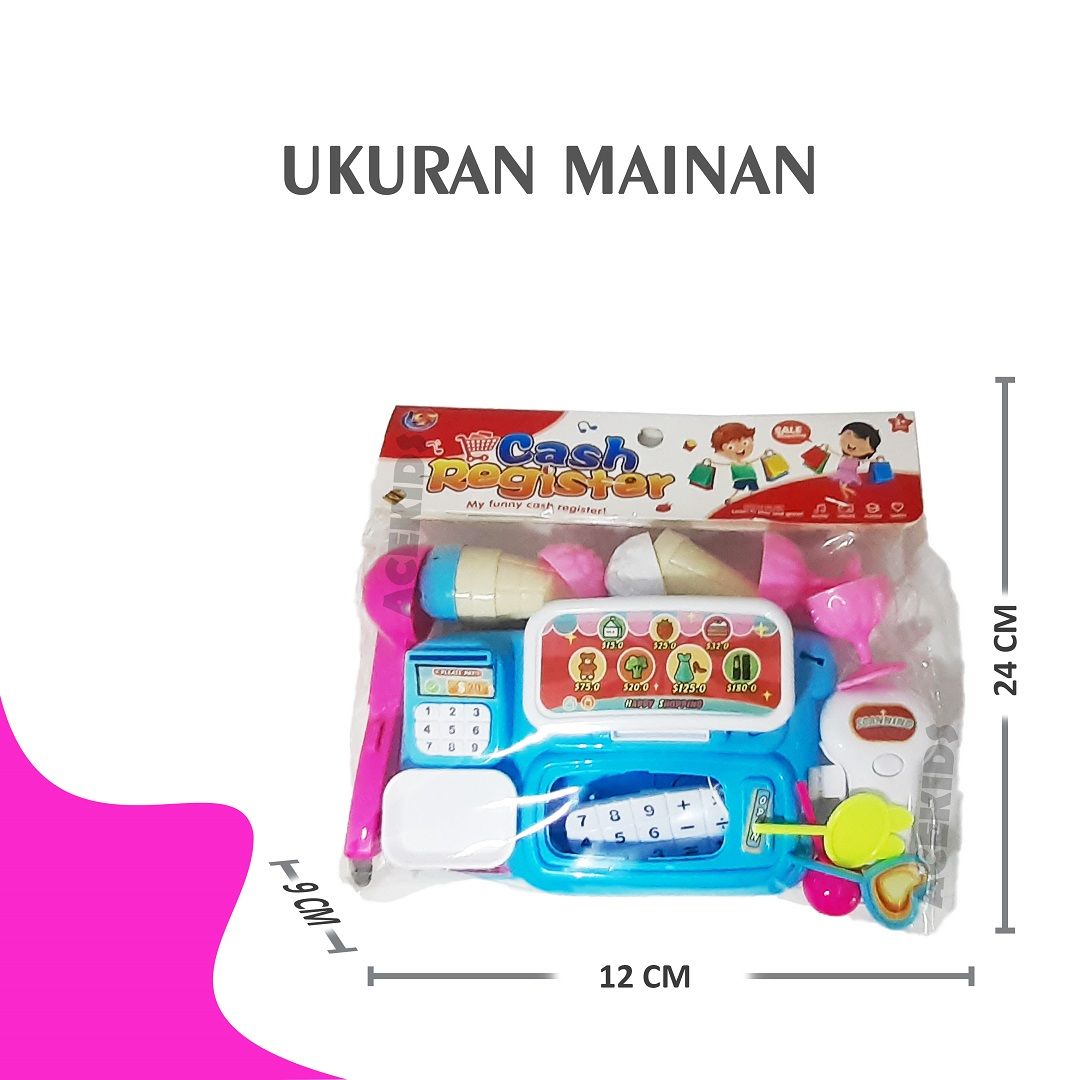Acekids Mainan Mesin Kasir Anak Cash Register Ice Cream Murah Original - LK20 - 4