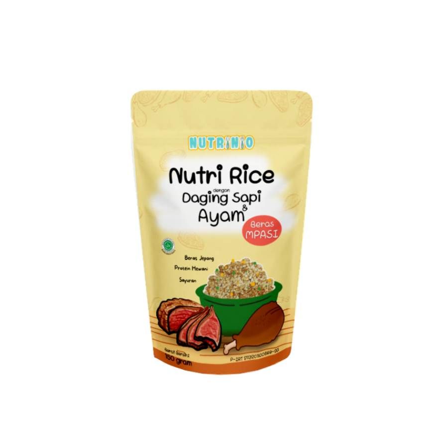 Nutrinio Nutri Rice 150 g Beras MPASI Double Protein Tanpa Pengawet - 2