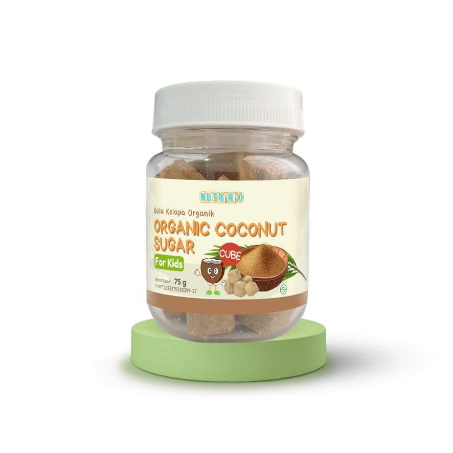 NUTRINIO Organic Coconut Sugar | Gula MPASI Organik - Cube 75gr - 2