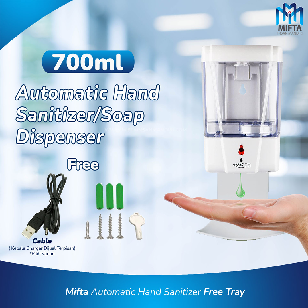 Automatic Dispenser Handsanitizer & Sabun Otomatis Include Tray / Automatic Dispenser Khusus Anak - 1
