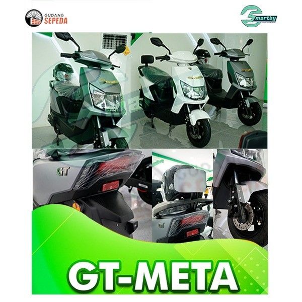 Sepeda Motor Listrik GT Meta GreenTech Electric Motorbike Garansi Battery Graphene60V32AH - 3
