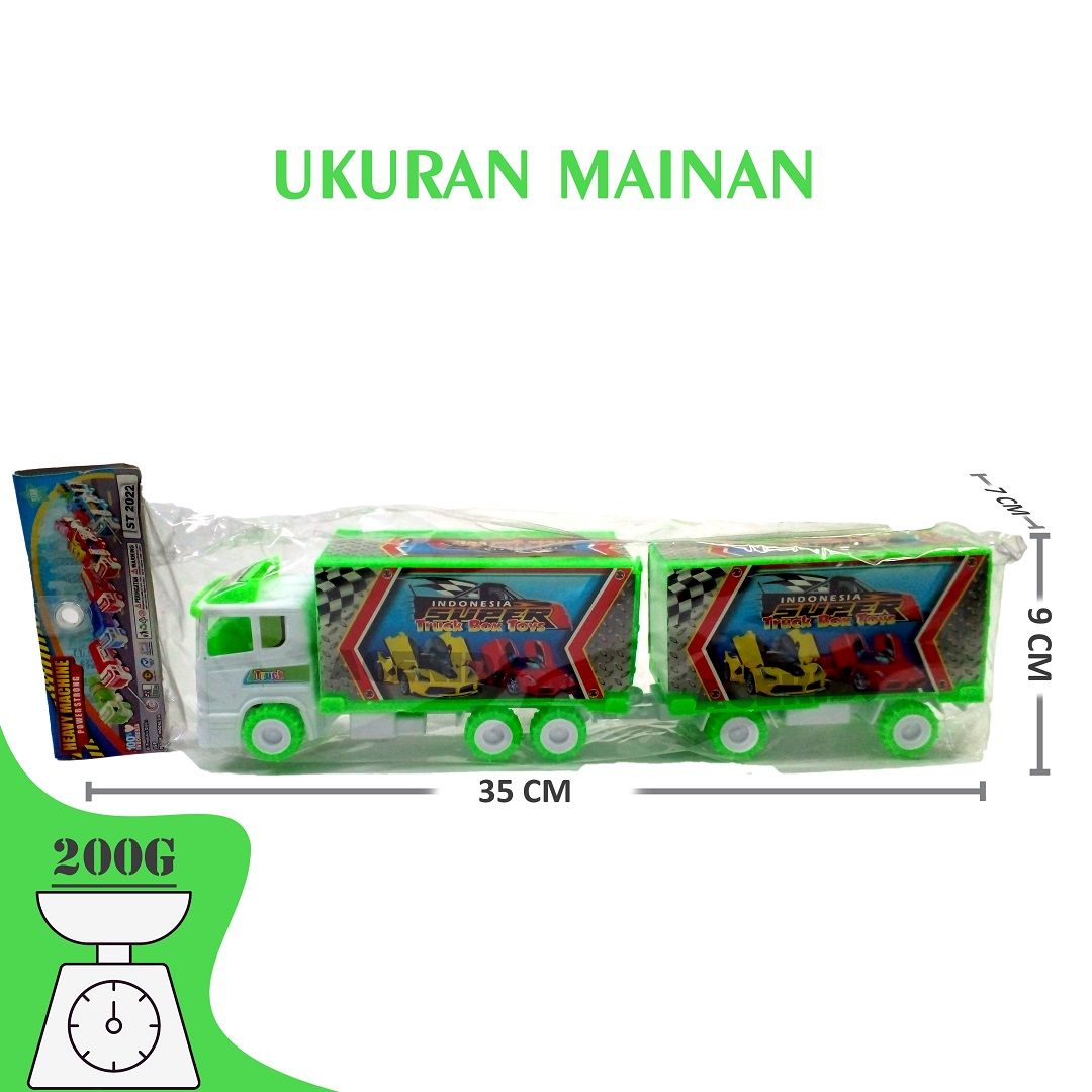 Acekids Maina Anak Laki Truk Gandeng Box Scania Keren Murah original - ST2022 - 5