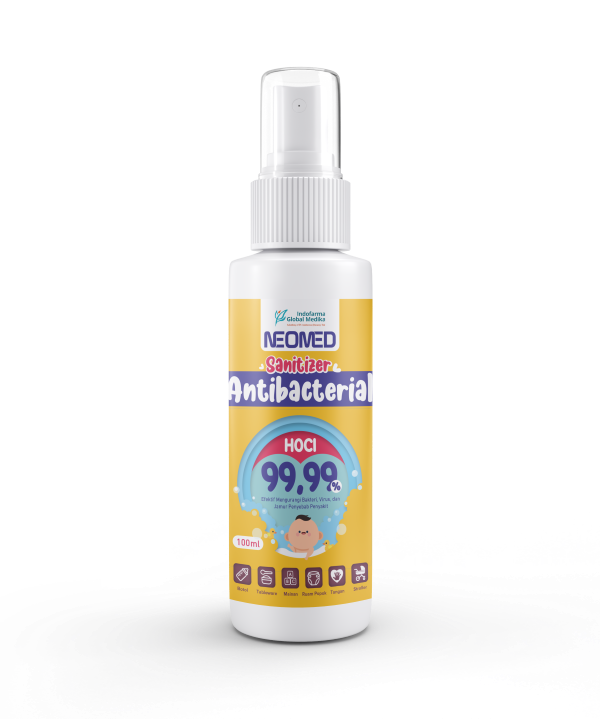 Neomed Hand Sanitizer Antibacterial HOCl Spray Cair 100 ml / Antiseptik - 2