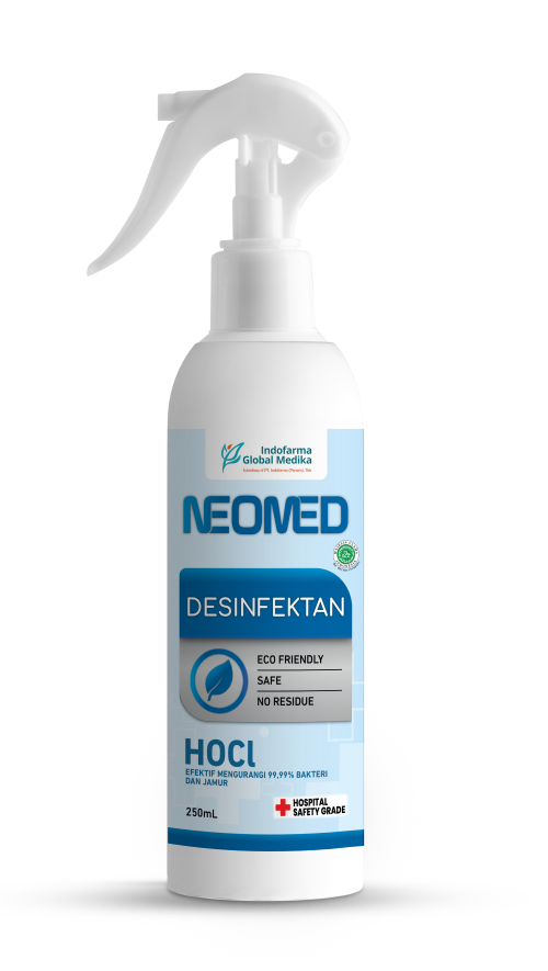 Neomed Disinfektan Non Alkohol HOCl Spray 250 ml Trigger / Pembersih - 1