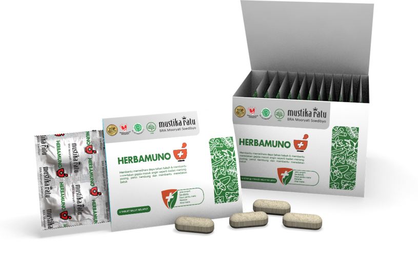 Mustika Ratu Herbamuno Plus DUS @ 4 Tablet Per Strip / Imunomodulator / Peningkat Imun - 2