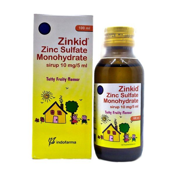Indofarma Zinkid Sirup 10mg/5ml 100 ml / Obat Diare Anak / Suplemen - 2