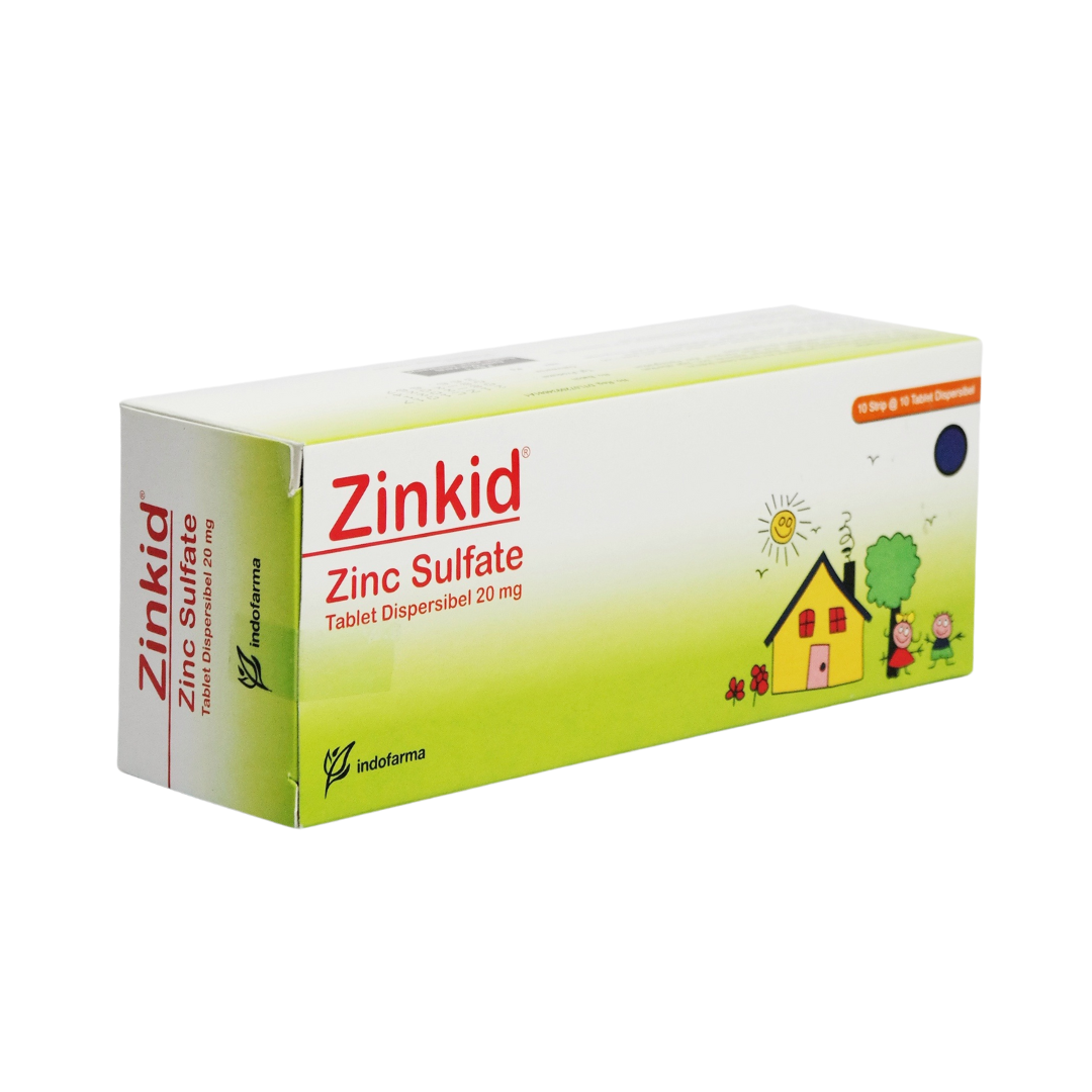 Indofarma Zinkid 20 mg Dus 10 Tablet / Obat Diare / Suplemen - 2
