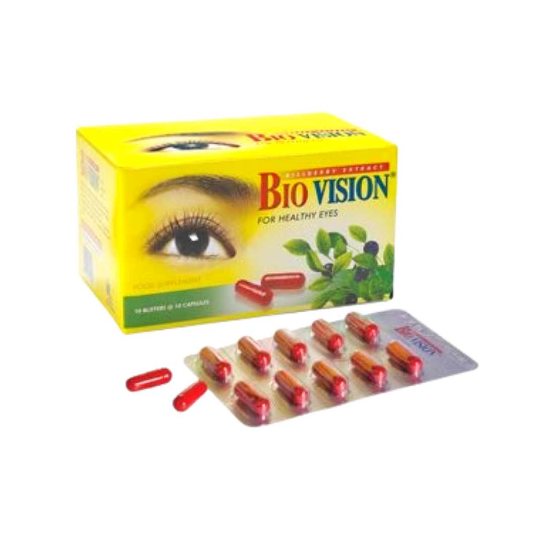 Indofarma Biovision Dus 100 Kapsul / Herbal Bilberry / Obat Mata Minus - 1