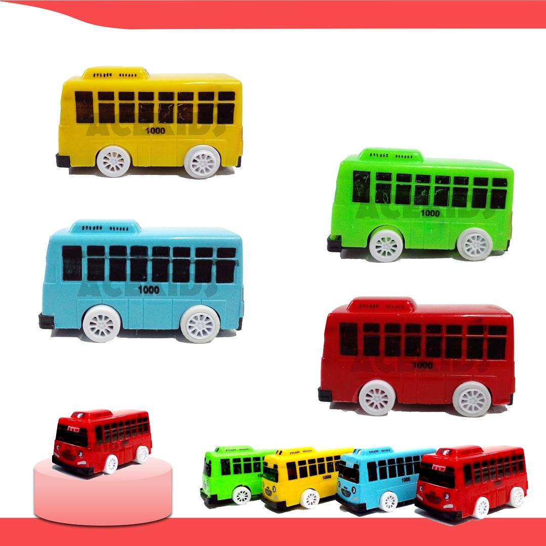 Acekids Mainan Anak Bus Tayo Mini Bus Kecil Lucu Murah Original - LT56 - 2