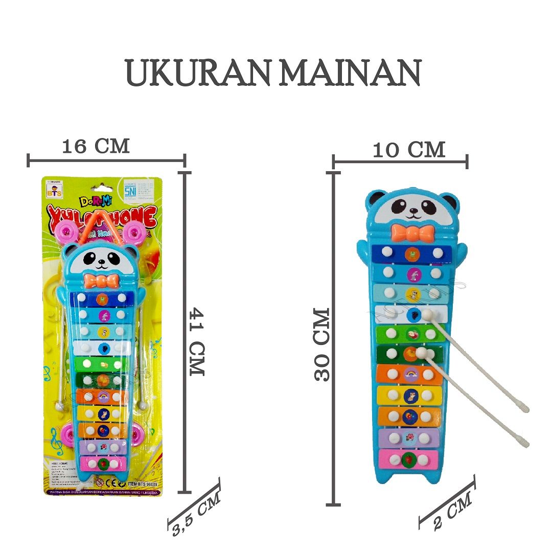 Acekids Mainan Edukasi Anak Xylophone/Kolintang Alat Musik Ketukan Murah Original - 98009 - 2