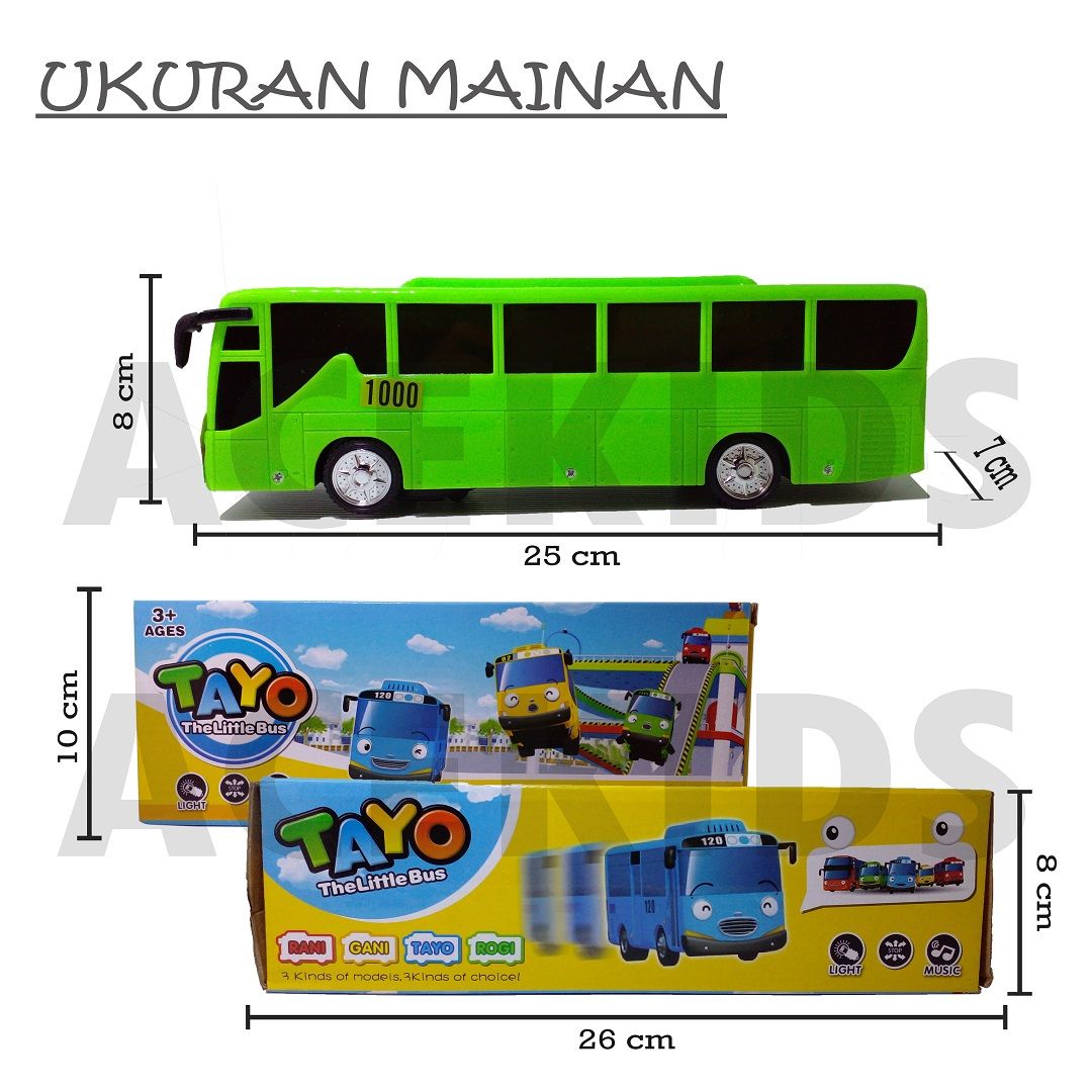 Mainan Mobil Bus Tayo Murah Original - 655 - 2