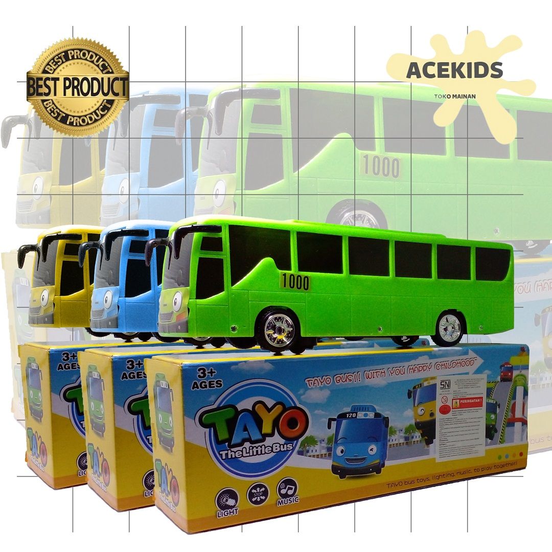 Mainan Mobil Bus Tayo Murah Original - 655 - 1