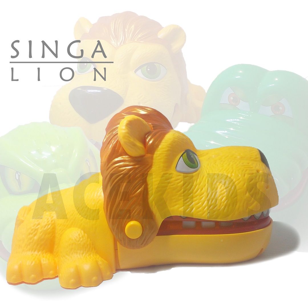 Mainan Binatang Gigit Singa Gigit / Lion Dentist Mainan Edukatif Murah - LZ11 - 2
