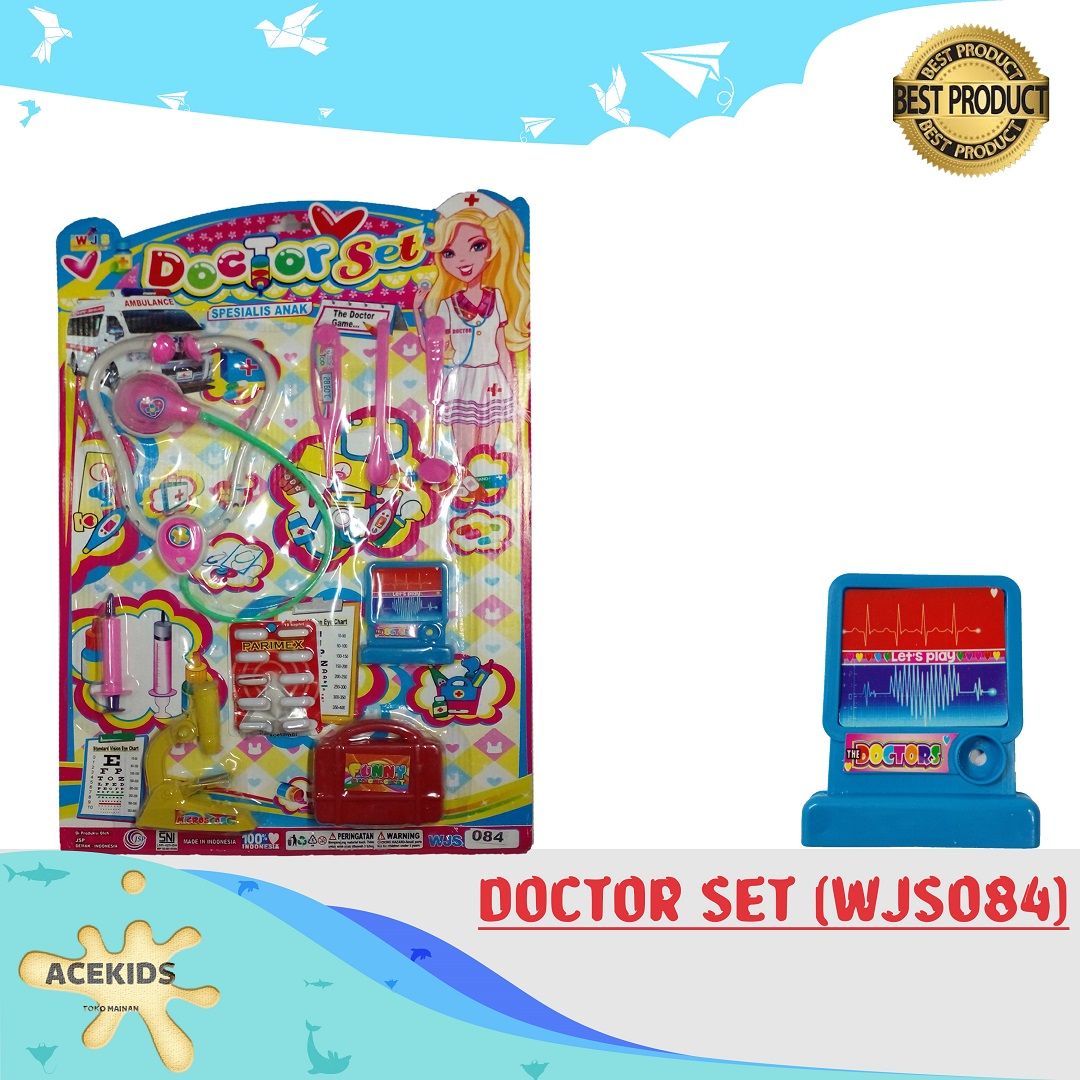 Acekids Mainan Edukatif Anak Perlengkapan Dokter Set K/126 PC - WJS084 - 1