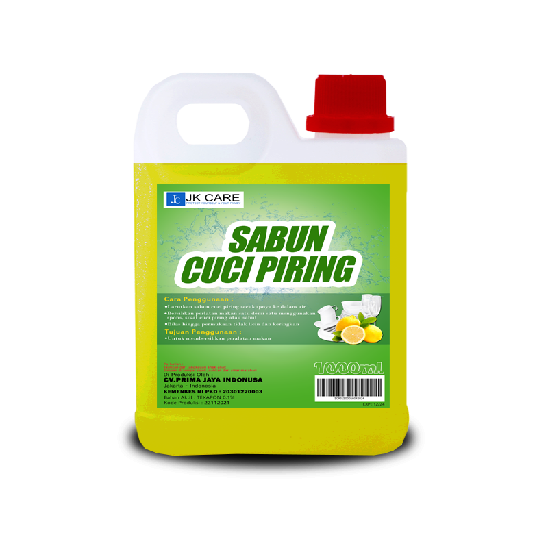 JK CARE Sabun Cuci Piring Murah Kualitas Premium 1 Liter - 1