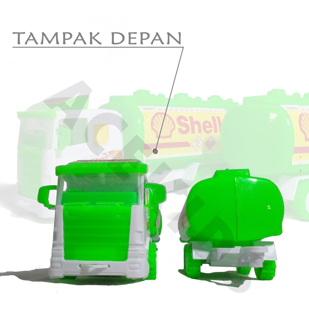 Mainan Truk Gandeng Tangki Pertamina Scania Murah Original - ST2020 - 3