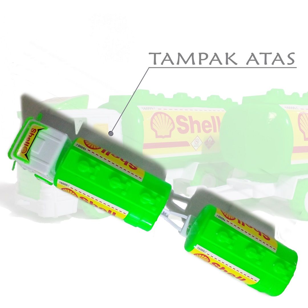 Mainan Truk Gandeng Tangki Pertamina Scania Murah Original - ST2020 - 5