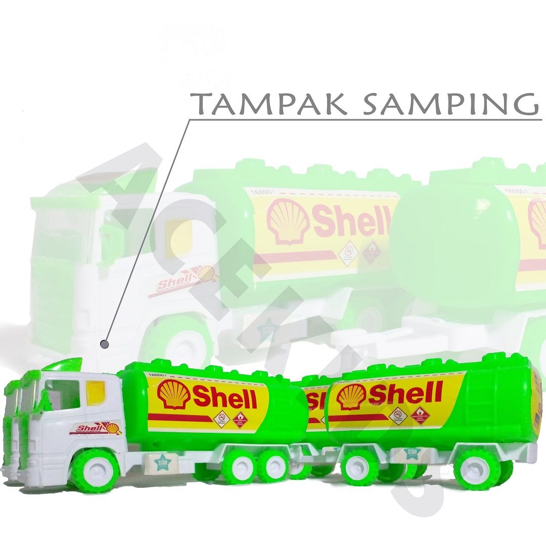 Mainan Truk Gandeng Tangki Pertamina Scania Murah Original - ST2020 - 4