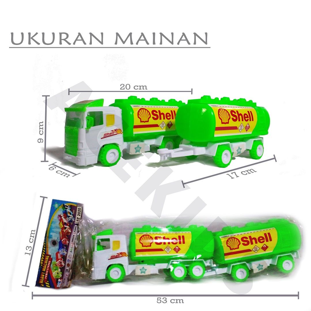 Mainan Truk Gandeng Tangki Pertamina Scania Murah Original - ST2020 - 2