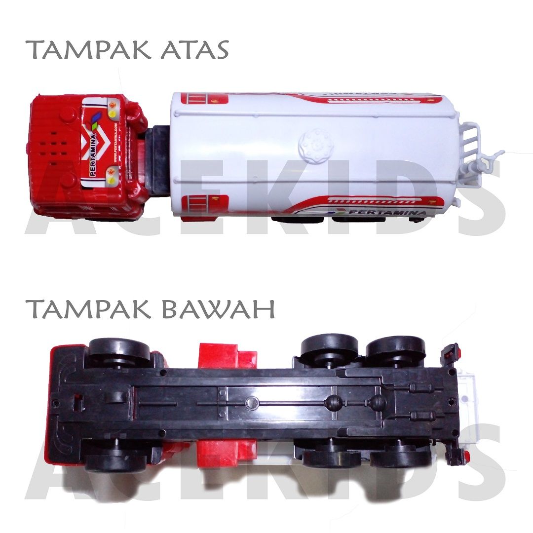 Mainan Mobil Truck Tangki Pertamina BBM Murah Original - OCT6617 - 5
