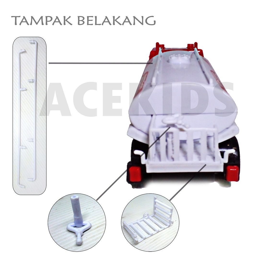 Mainan Mobil Truck Tangki Pertamina BBM Murah Original - OCT6617 - 4