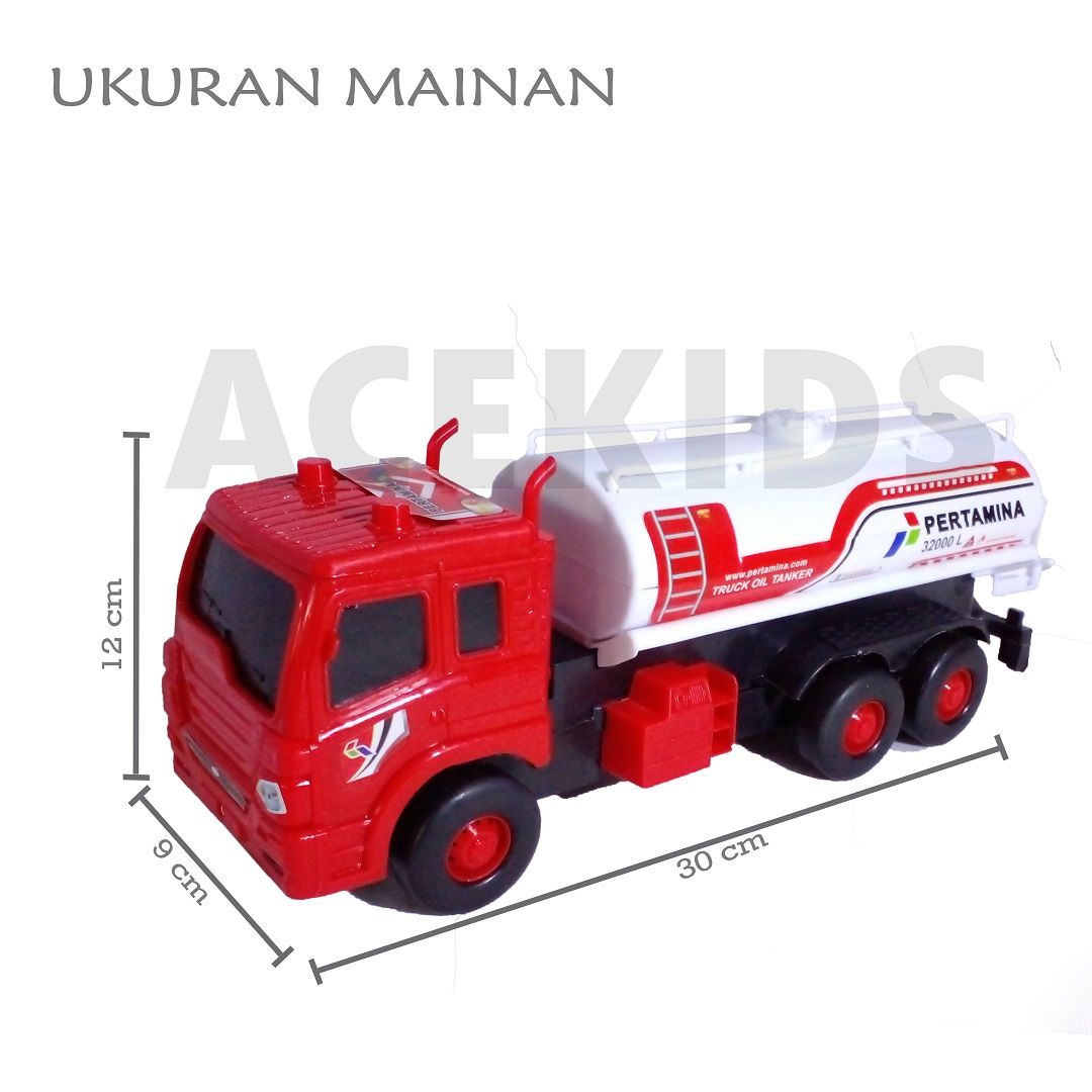 Mainan Mobil Truck Tangki Pertamina BBM Murah Original - OCT6617 - 2