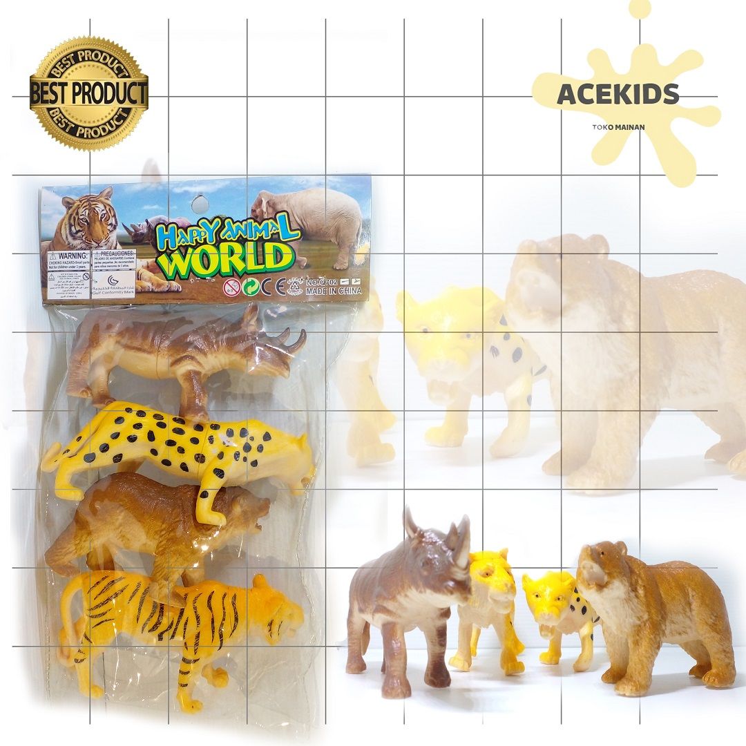 Mainan Edukasi Hewan Binatang Animal World Murah Original - Q702-2 - 1
