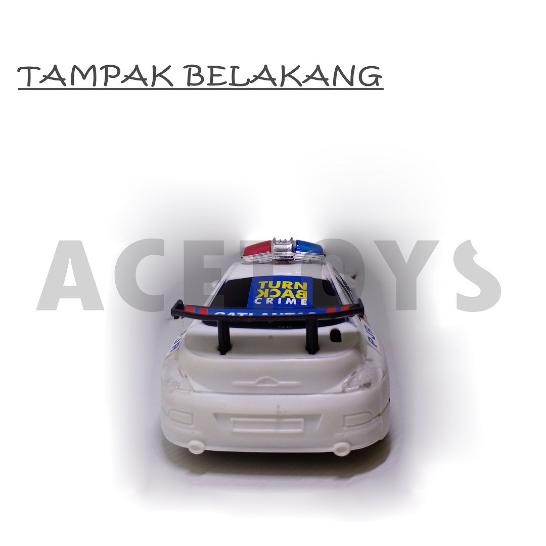Mainan Anak Laki Mobil Polisi Sirine Murah Original - HKR66-21026 - 3