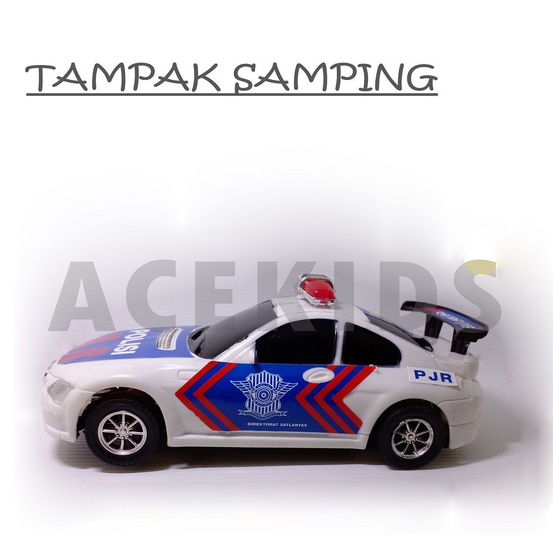Mainan Anak Laki Mobil Polisi Sirine Murah Original - HKR66-21026 - 5